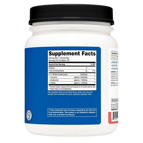 Nutricost, BCAA Powder Watermelon, 90 Servings