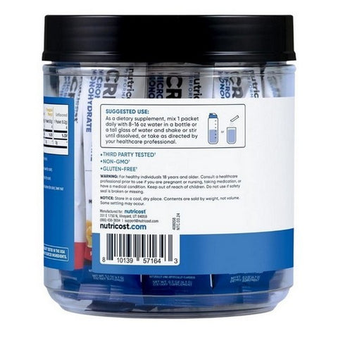 Nutricost, Creatine Monohydrate Powder Stickpacks Variety, 20 Sticks