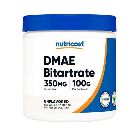 Nutricost, Dmae Bitartrate Unflavoured, 100 Grams