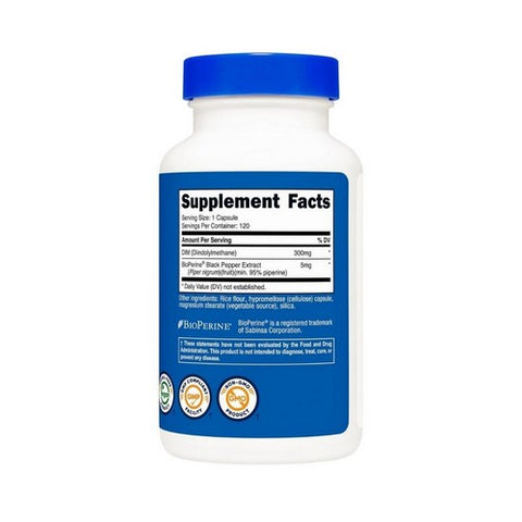 Nutricost, DIM Capsules, 300 Mg, 120 Count