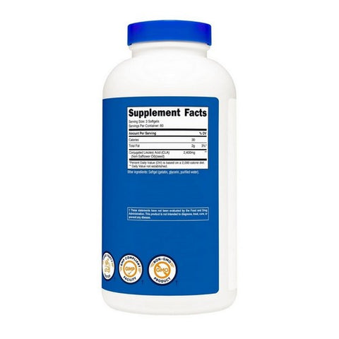 Nutricost, CLA Softgels, 2,400 Mg, 240 Count
