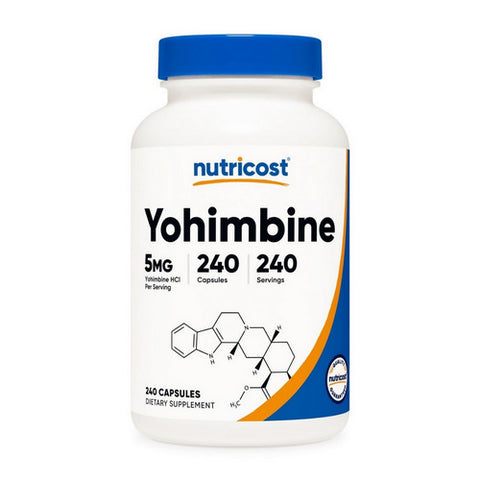 Nutricost, Yohimbine HCL Capsules, 5 Mg, 240 Count
