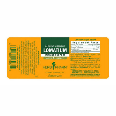 Herb Pharm, Lomatium, 1 Oz Herb Pharm