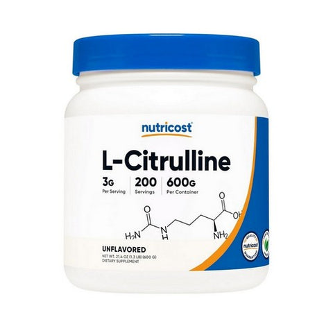 Nutricost, L-Citrulline Base Powder, 600 Grams