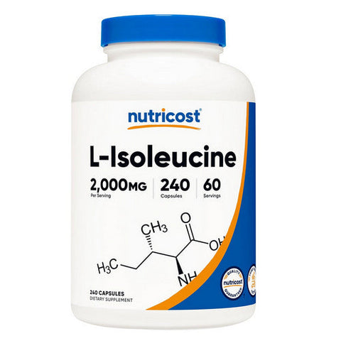 Nutricost, L-Isoleucine Capsules, 500 Mg, 240 Count Nutricost