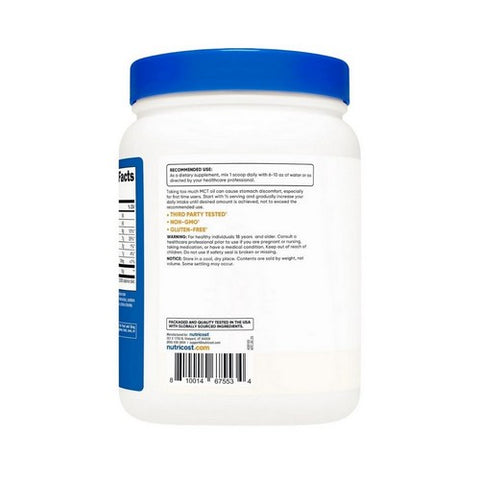 Nutricost, C8 MCT Oil Powder, 1 Lb