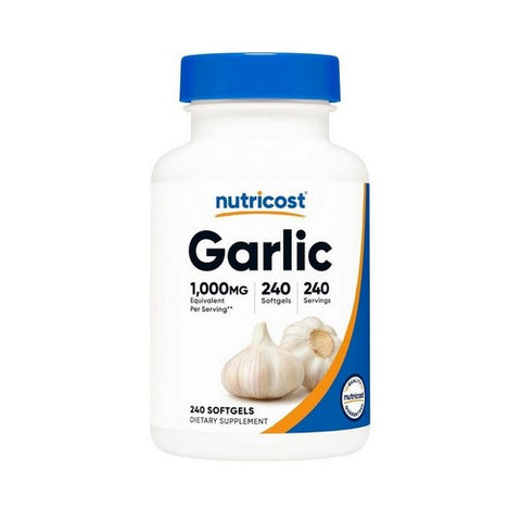 Nutricost, Garlic Softgels, 1000 Mg, 240 Count