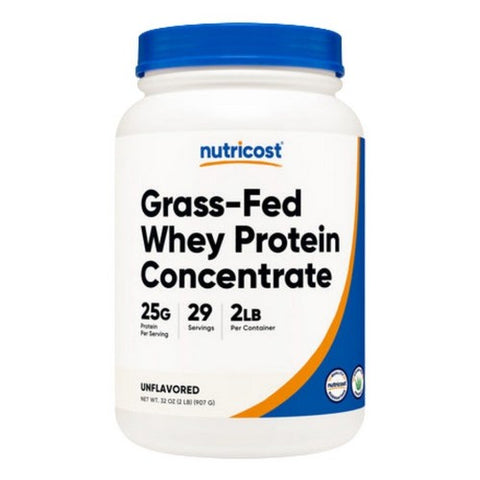 Nutricost, Grass-Fed Whey Protein Concentrate Powder, 2 Lbs