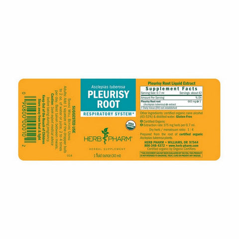 Herb Pharm, Pleurisy Root, 1 Oz Herb Pharm