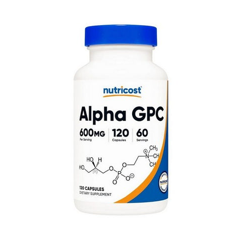 Nutricost, Alpha GPC Capsules, 600 Mg, 120 Count