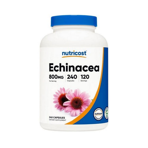 Nutricost, Echinacea Capsules, 800 Mg, 240 Count