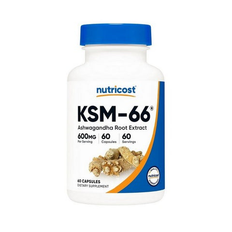 Nutricost, KSM-66 Capsules, 600 Mg, 60 Count