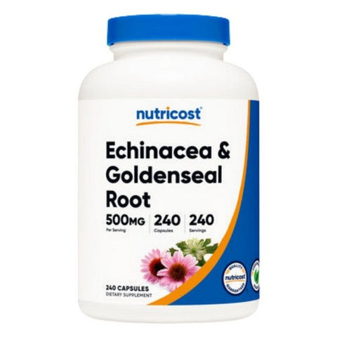 Nutricost, Echinacea And Goldenseal Root, 500 Mg, 240 Caps