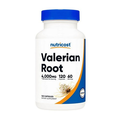 Nutricost, Valerian Root Capsules, 4000 Mg, 120 Count