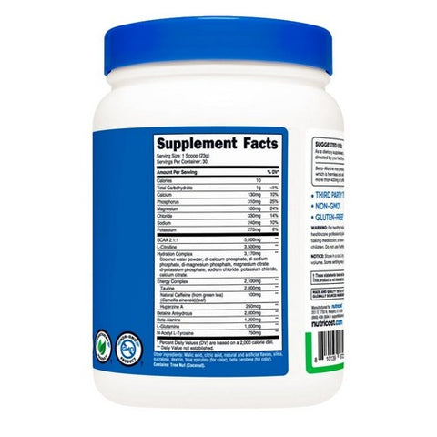 Nutricost, Intraworkout Powder Green Apple, 30 Serving