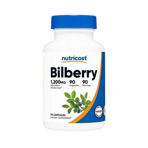 Nutricost, Bilberry Capsules, 1200 Mg, 90 Count