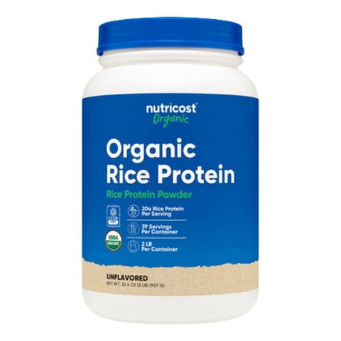Nutricost, Organic Rice Protein Powder, 2 Lbs