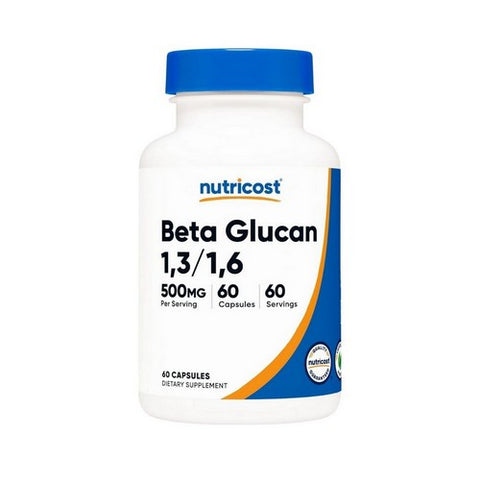 Nutricost, Beta Glucan 1 And 3 Capsules, 500 Mg, 60 Count