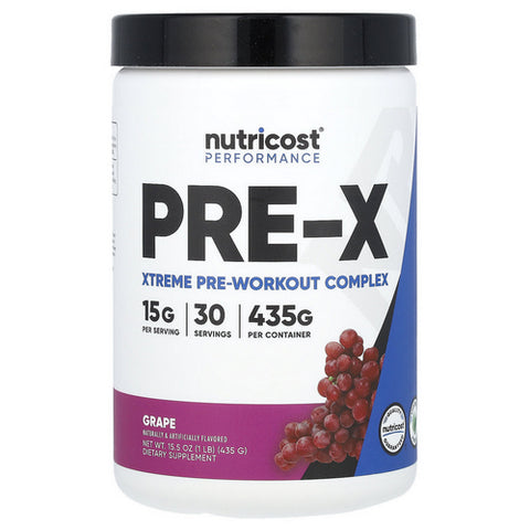 Nutricost, Pre-X Complex Grape, 30 Serving