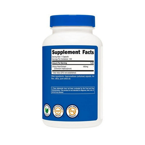 Nutricost, Chicory Root, 650 Mg, 120 Caps