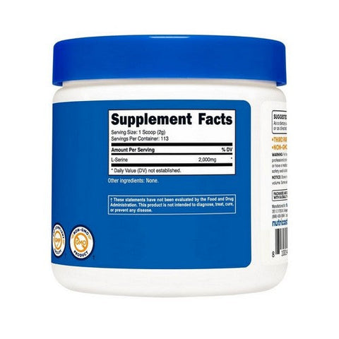 Nutricost, L-Serine Powder Unflavoured, 8 Oz Nutricost