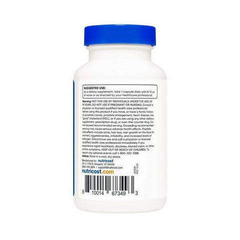 Nutricost, Pregnenolone Capsules, 100 Mg, 120 Count