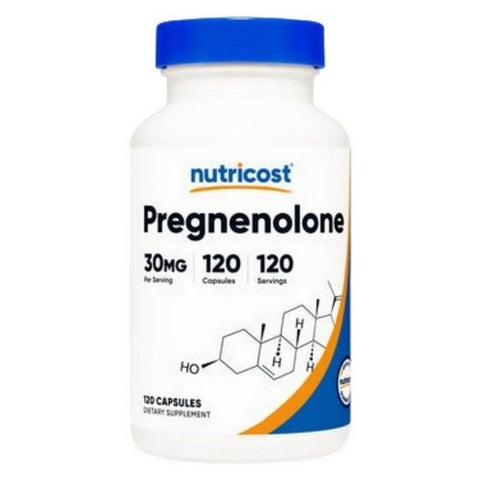 Nutricost, Pregnenolone Capsules, 30 Mg, 120 Count