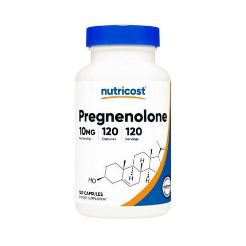Nutricost, Pregnenolone Capsules, 10 Mg, 120 Count