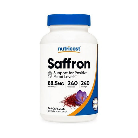 Nutricost, Saffron Extract Capsules, 88.5 Mg, 240 Count