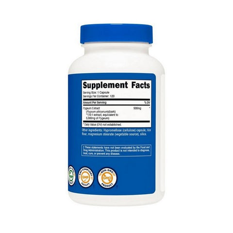Nutricost, Pygeum Capsules, 5000 Mg, 120 Count