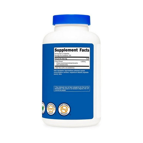 Nutricost, Cissus Quadrangularis Capsules, 1200 Mg, 240 Count