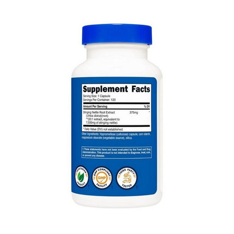 Nutricost, Stinging Nettle Extract Capsules, 7,500 Mg, 120 Count