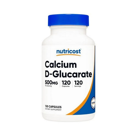 Nutricost, Calcium D-Glucarate Capsules, 500 Mg, 120 Count