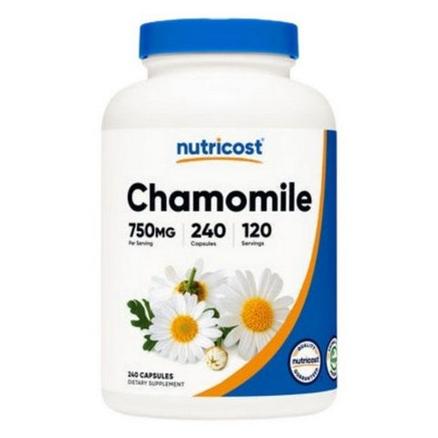 Nutricost, Chamomile Capsules, 750 Mg, 240 Count
