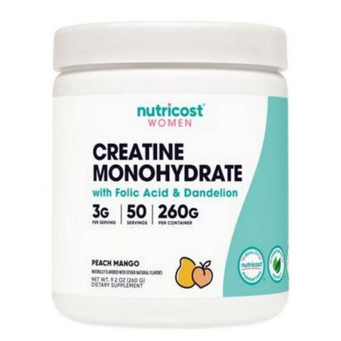 Nutricost, Creatine Monohydrate for Women Peach Mango, 50 Servings