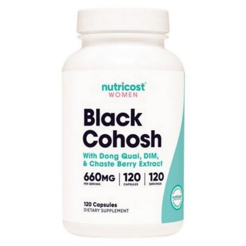 Nutricost, Black Cohosh Capsules For Women, 660 Mg, 120 Count