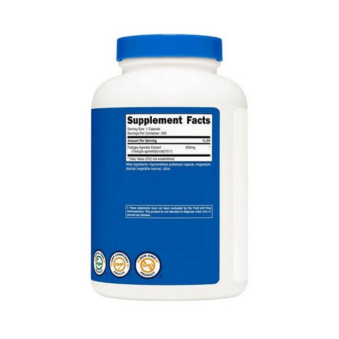 Nutricost, Fadogia Agrestis Capsules, 600 Mg, 240 Count