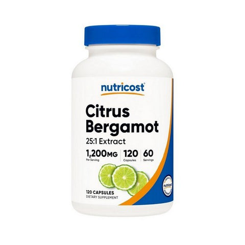 Nutricost, Citrus Bergamot Capsules, 1200 Mg, 120 Count