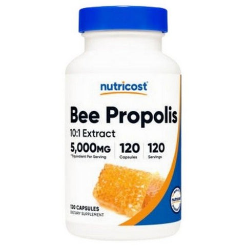 Nutricost, Bee Propolis Capsules 10:1, 5000 Mg, 120 Count