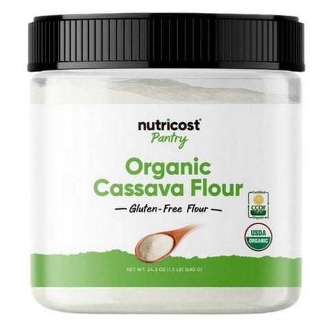 Nutricost, Organic Pantry Cassava Flour Powder, 1.5 Lbs