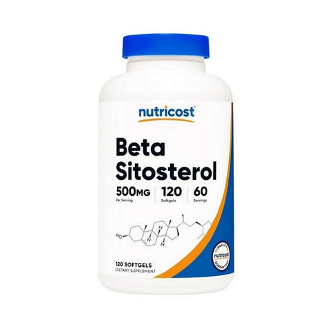 Nutricost, Beta Sitosterol Softgels, 500 Mg, 120 Count