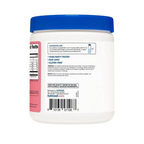 Nutricost, Ketone BHB 4-in-1 Powder Strawberry Lemonade, 30 Serving