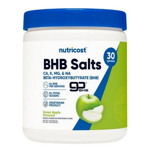 Nutricost, Ketone BHB 4-in-1 Powder Green Apple, 30 Serving