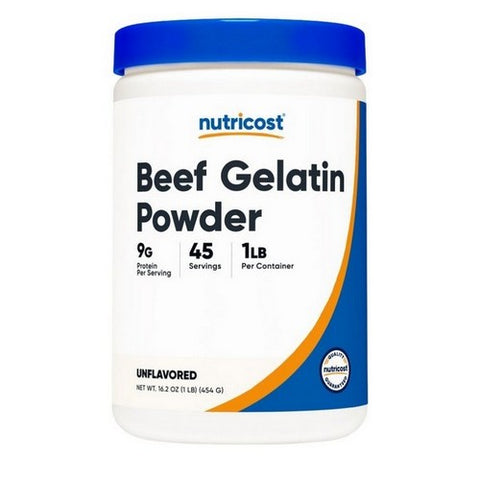 Nutricost, Beef Gelatin Powder, 1 Lb