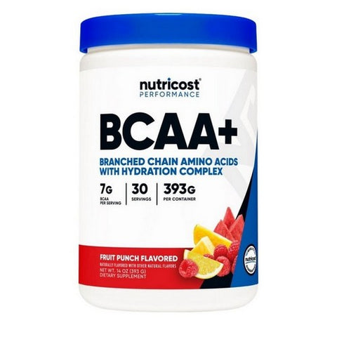 Nutricost, BCAA + Hydration Powder Fruit Punch, 30 Serving