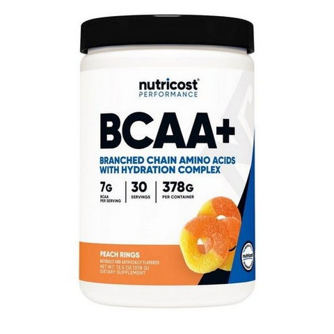 Nutricost, BCAA + Hydration Powder Peach Ring, 30 Serving