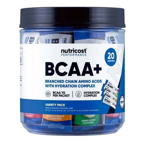 Nutricost, BCAA + Hydration Stickpacks Variety, 20 Sticks