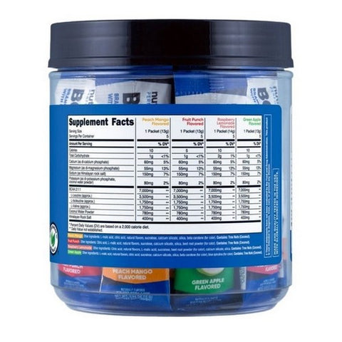 Nutricost, BCAA + Hydration Stickpacks Variety, 20 Sticks
