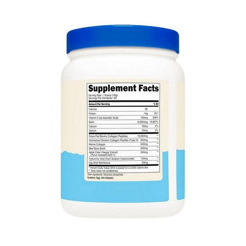 Nutricost, Multi Collagen Protein Complex Unflavoured, 1.1 Lb Nutricost