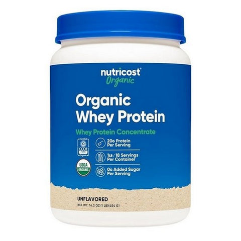 Nutricost, Organic Whey Protein Powder, 1 Lb